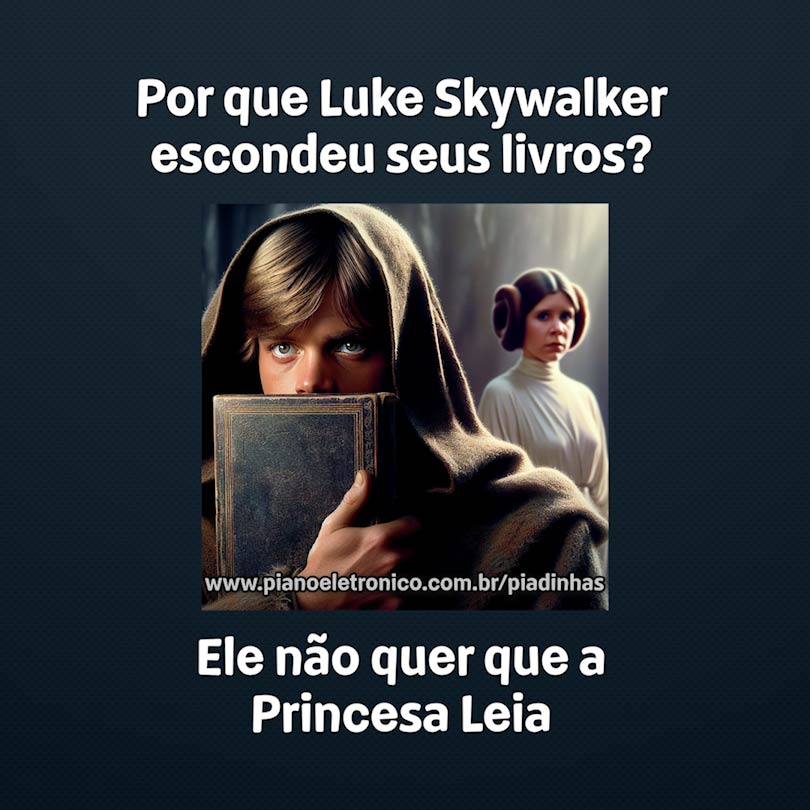 Por que Luke Skywalker escondeu seus livros?

Ele não quer que a Princesa Leia